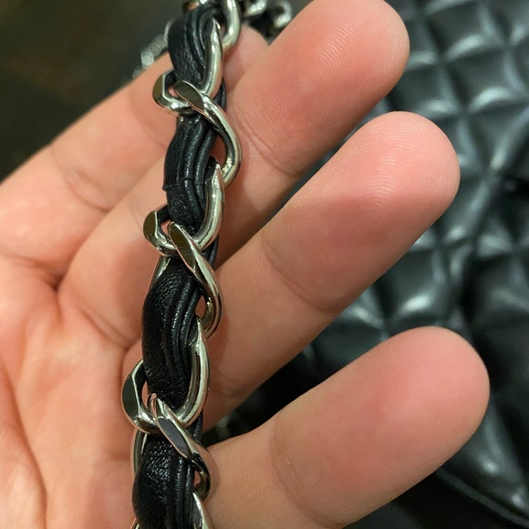 CHANEL Large Quilted Lamb Leather Classic Flap Handbag - Picture 16 of 16